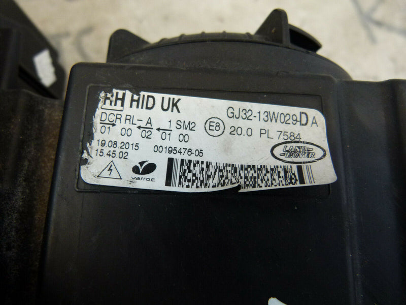 RANGE ROVER EVOQUE FACELIFT 2016-18 RIGHT DRIVER SIDE LED XENON HEADLIGHT