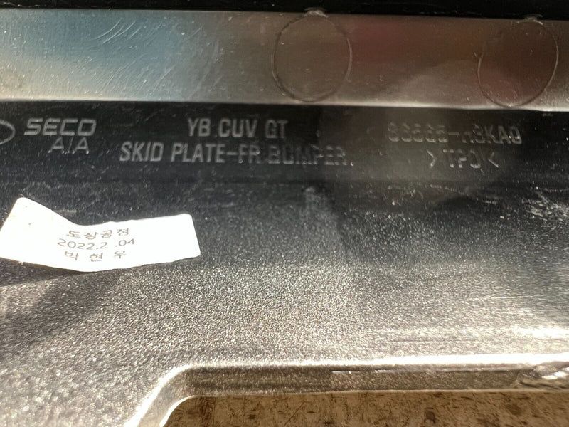 KIA STONIC 2017-ON FRONT BUMPER SKID PLATE TRIM 86565H8KA0