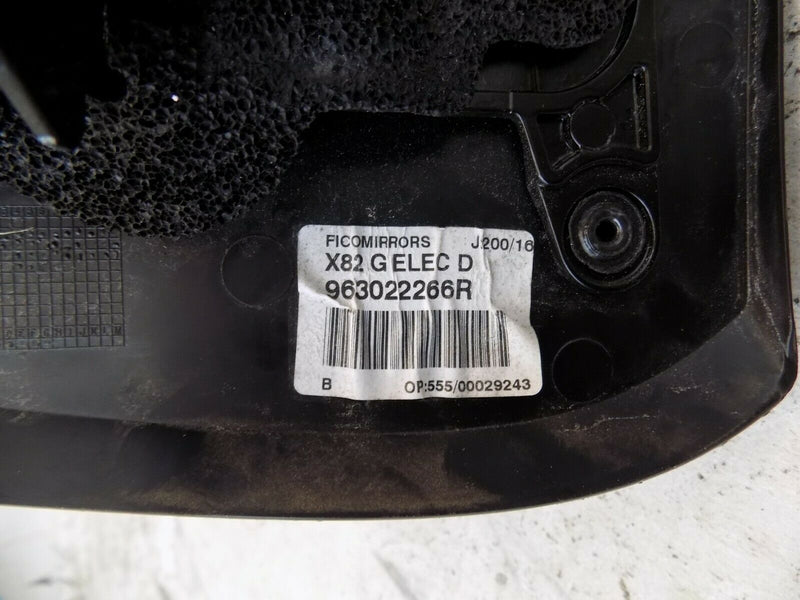 2016 RENAULT TRAFIC NSF FRONT PASSENGERS SIDE WING MIRROR 963022266R