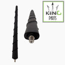 MERCEDES B CLASS VW UP ROOF ANTENNA STICK AERIAL AM/FM 20cm THREAD 6mm NEW BLACK