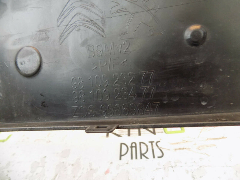 PEUGEOT PARTNER TEPEE FACELIFT 2015-2017 BLACK FRONT BUMPER 9810923277