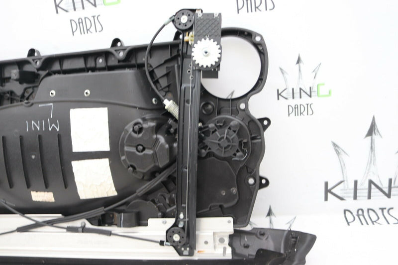 MINI COOPER S R55 R56 R57 07-13 FRONT DOOR LEFT CARD PANEL & WINDOW REGULATOR