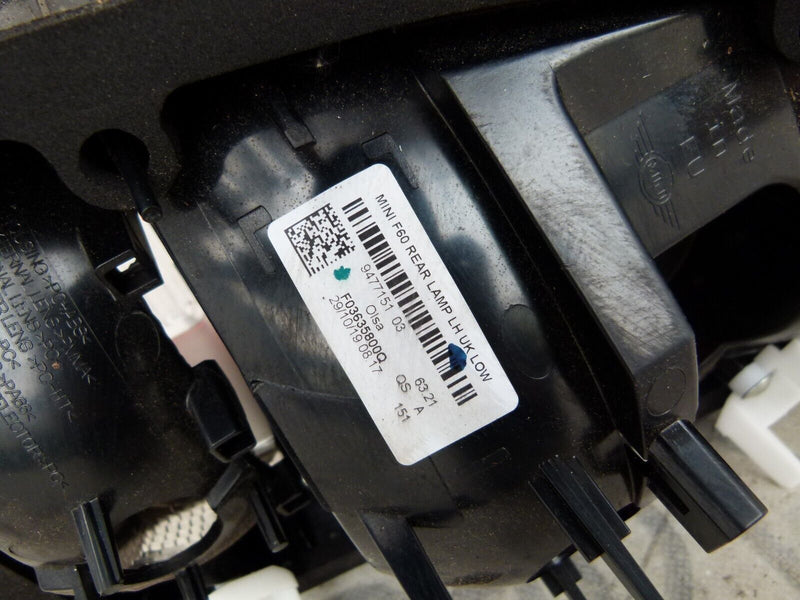 MINI COUNTRYMAN F60 2017-20 PASSENGER LEFT SIDE REARLIGHT GENUINE 947715103