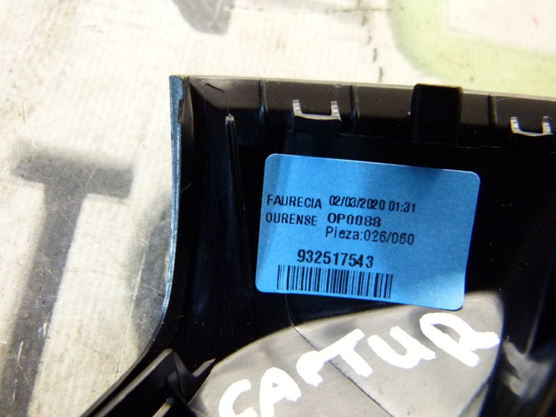 RENAULT CAPTUR 2020-ON FRONT RIGHT INTERIOR COVER MOLDING TRIM T0538051