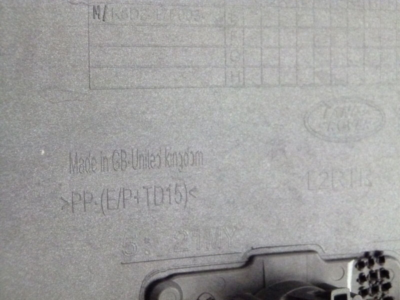 RANGE ROVER EVOQUE D150 L551 2019-ON GENUINE FRONT BUMPER PDC K8D217F775