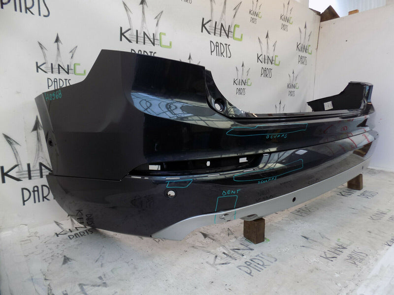 VOLVO XC90 II R DESIGN 2014-2017 REAR BUMPER GENUINE PDC HOLES 31353430