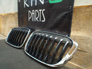 BMW X1 F48 2015-On Front Bumper Grills Grill Kidney 8 Ribs Right Left 7383363