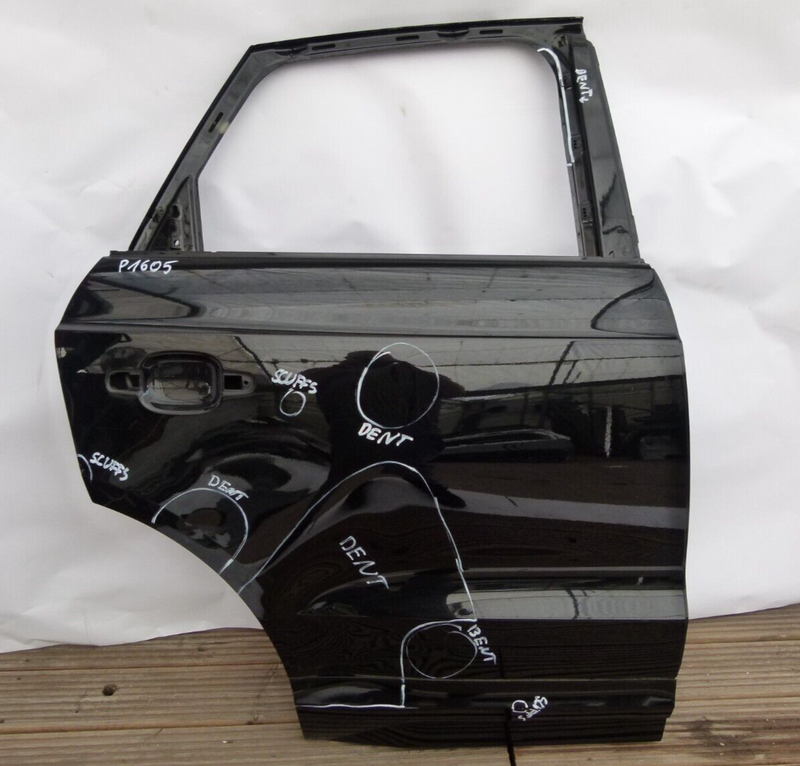 AUDI Q3 8U 2011-2018 REAR DOOR PANEL RIGHT DRIVER SIDE IN BLACK