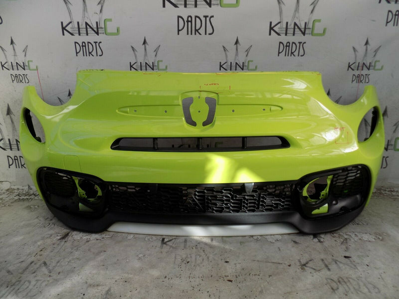 FIAT 500 ABARTH 595 2016-UP FCL FRONT BUMPER GREEN+GRILL OEM 735633044