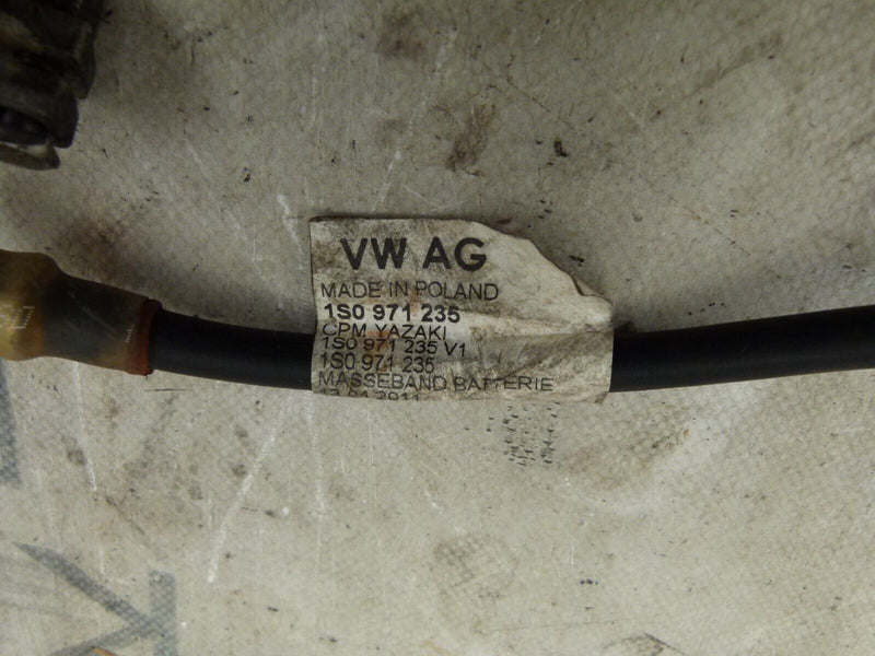 VW UP 2011-2016 BATTERY TO BODY EARTH LEAD CABLE GENUINE 1S0971235
