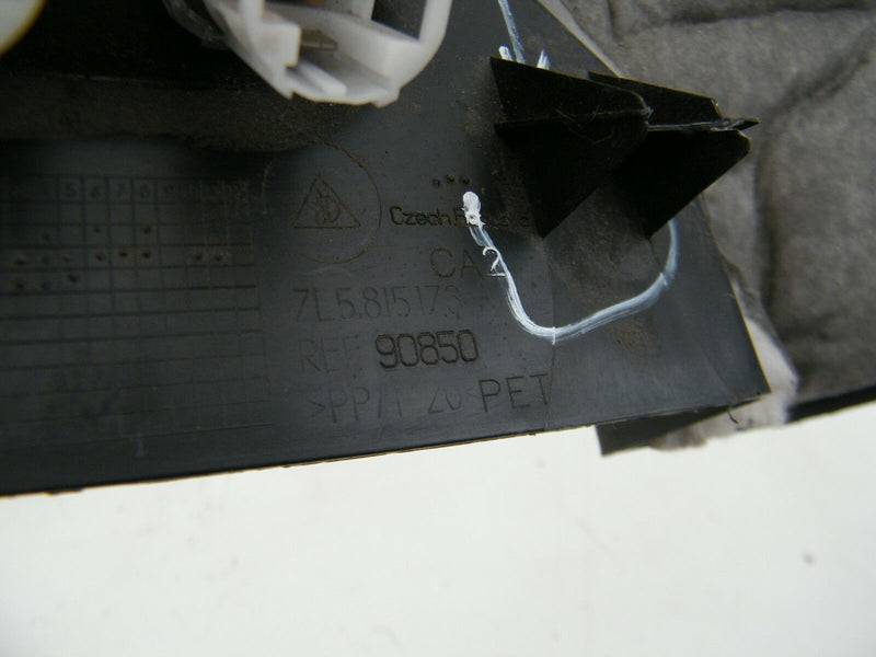 VW TOUAREG MK1 (7L) 2002-06 LOWER PANEL DASHBOARD TRIM COVER LEFT PASSENGER SIDE
