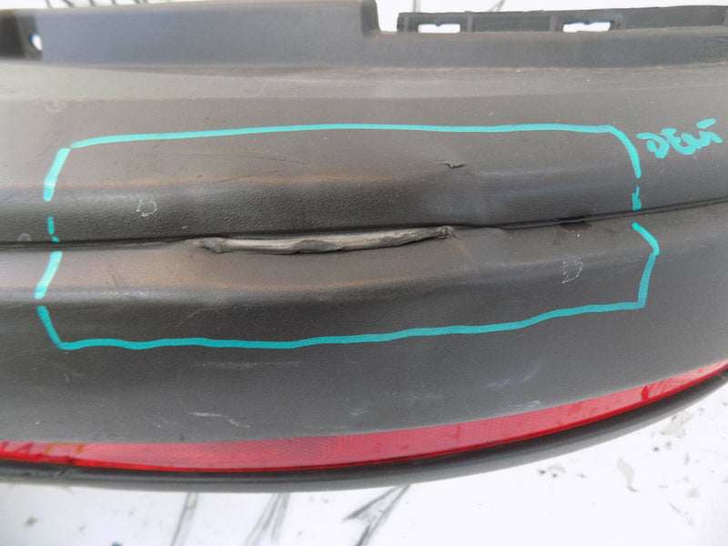 FORD GALAXY II MK2 2006-2014 BLACK REAR BUMPER GENUINE 6M21-17866-AP