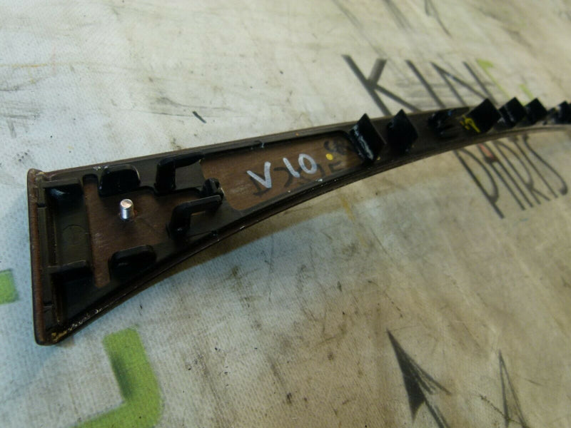 JAGUAR XJ X351 2010-19 RIGHT SIDE FRONT DASH TRIM STRIP WOOD PANEL AW93-045N60