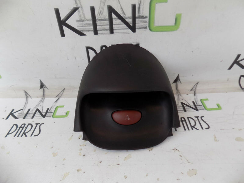 PEUGEOT 206 1998-2008 HAZARD SWITCH BUTTON AND DASH TRIM COVER 9637386077