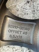 KIA NIRO MK1 DE 2016 GENUINE ALLOY WHEEL RIM 16' 6,5Jx16H2 ET45 52910G5140