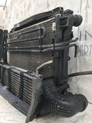 MERCEDES W212 E220 COMPLETE RADIATOR PACK AIR CON A/C CONDENSER & COOLING FAN  #