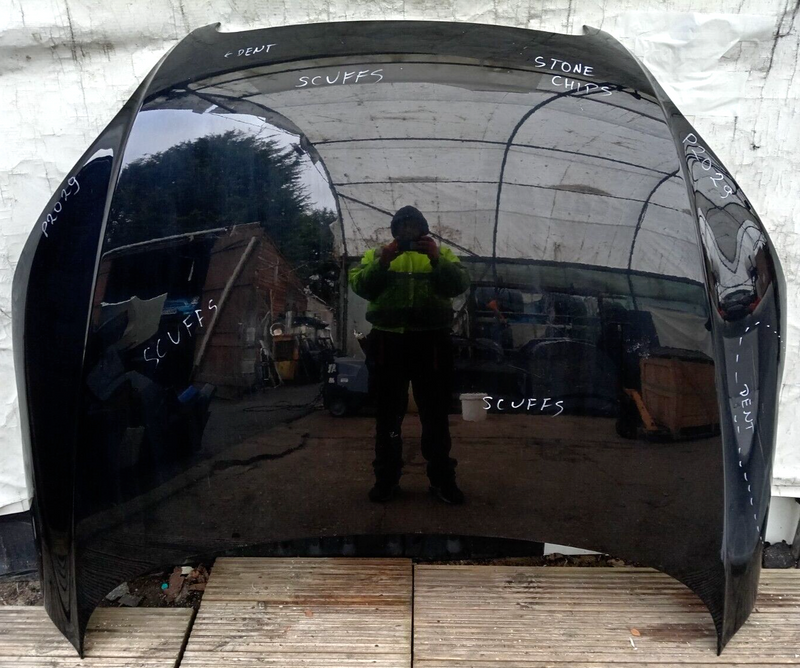 AUDI TT 8J 2007-2013 GENUINE ALUMINIUM FRONT BONNET HOOD PANEL in BLACK