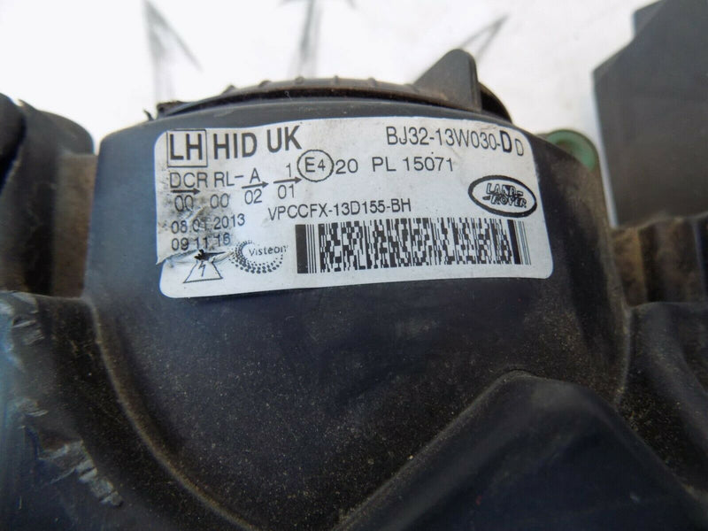 LAND ROVER EVOQUE 2011-2014 FRONT LEFT PASSENGER SIDE XENON HEADLIGHT