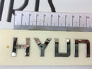 HYUNDAI i30 TUCSON LETTERING REAR BADGE CHROME EMBLEM BOOT LID TRUNK 86335-H1020