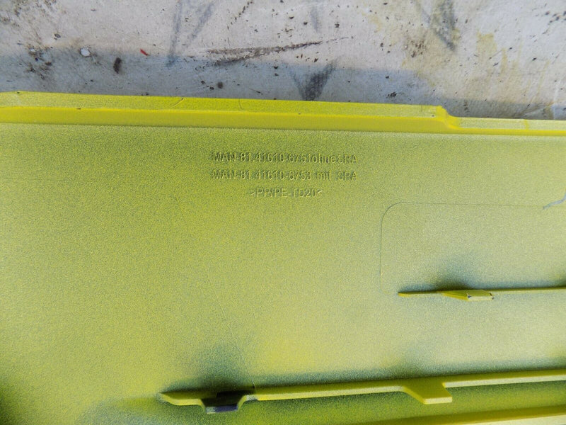 MAN TGX EURO 6 2020+ LEFT BUMPER CORNER HEADLIGHT SURROUND YELLOW MAN-8141610