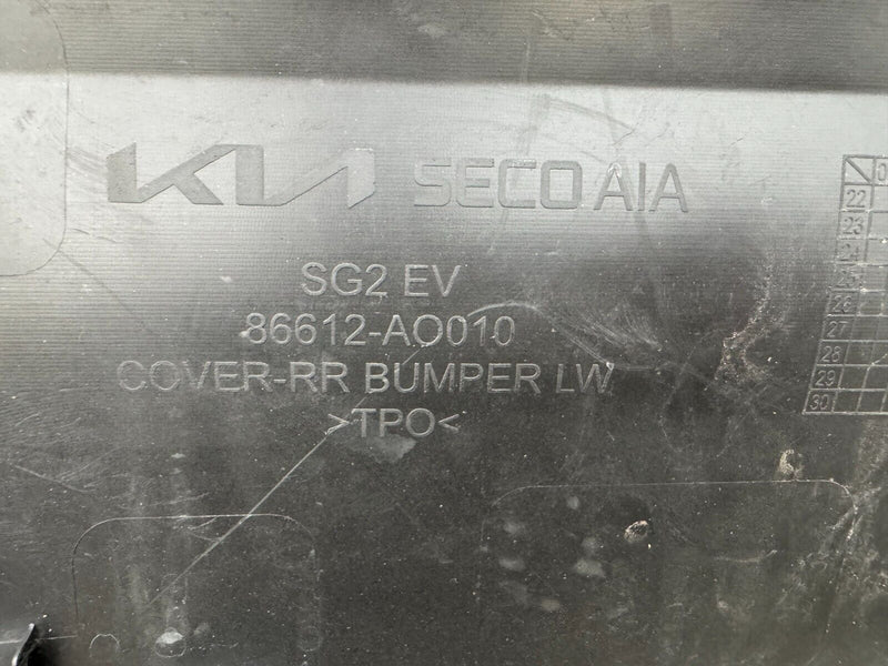 KIA NIRO 2022-ON REAR BUMPER LOWER SECTION 86612-AO010