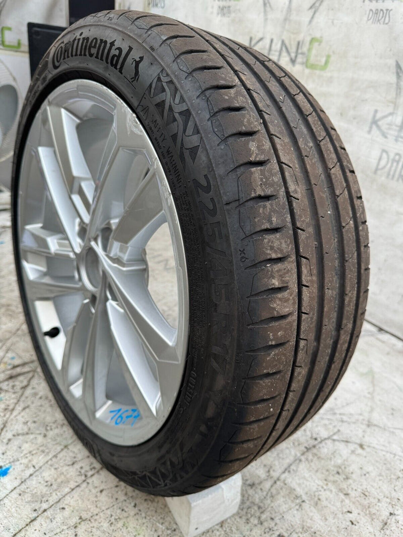 AUDI A3 8Y 2020- GENUINE ALLOY WHEEL RIM 17' 8Jx17H2 ET46 TYRE 225x45 R17