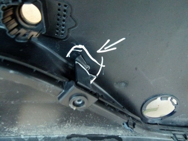 KIA NIRO HYBRID DCT 2019-ON BLUE REAR BUMPER 4x PDC GENUINE 86611-G5500