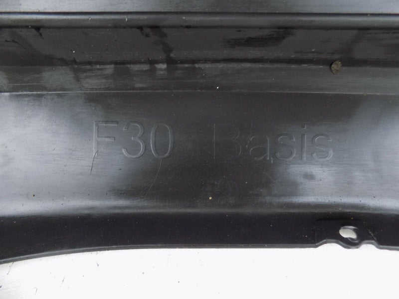 BMW 3 SERIES F30 2012 2013 2014 4ZYL SALOON BLACK REAR BUMPER 51127256930