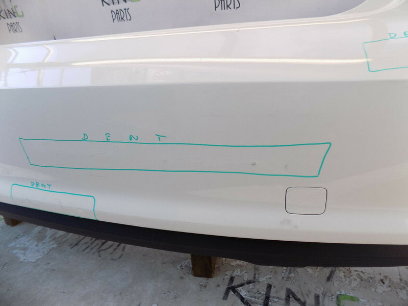AUDI A3 SE 8V 8V5 2013 - 2017 SALOON WHITE REAR BUMPER GENUINE 8V5807511