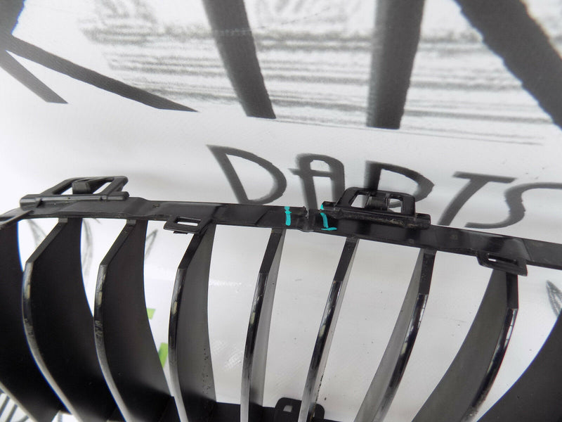 BMW 4 F32 2016 FRONT RADIATOR UPPER LEFT KIDNEY GRILL 11 RIBS 7294815