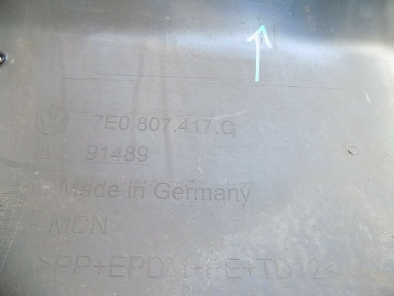 VW TRANSPORTER T6 2016-ON GREY REAR BUMPER PDC GENUINE 7E5807417C