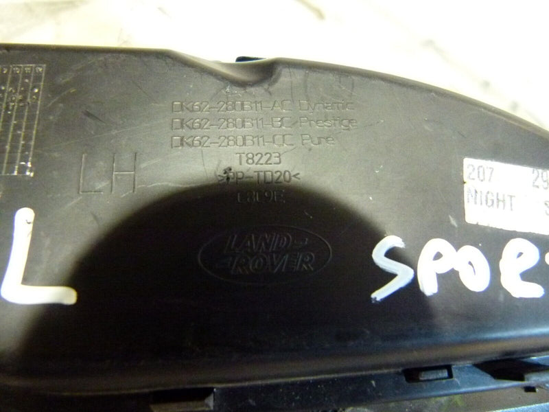 RANGE ROVER SPORT 13-17 LEFT WING GRILLE TRIM GENUINE DK62280B11AC