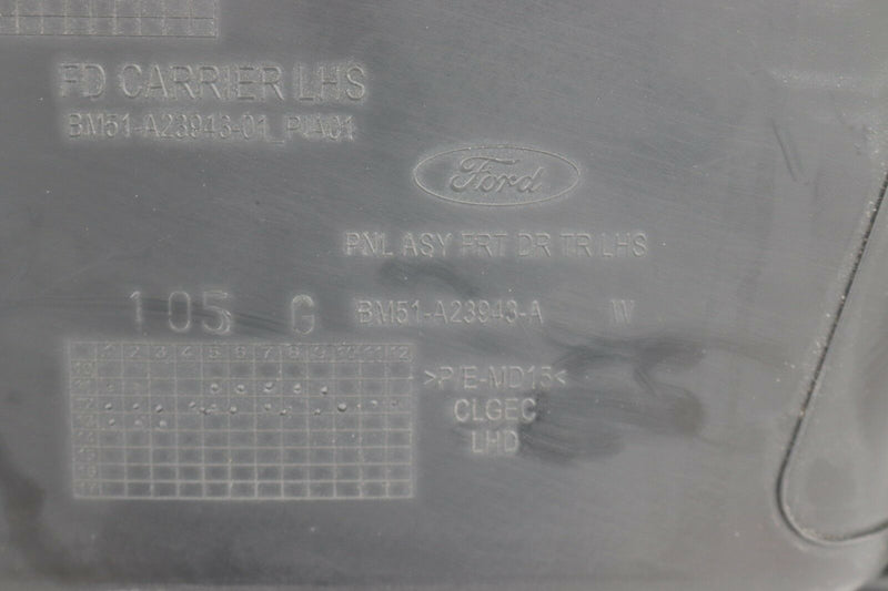 FORD FOCUS MKIII 2011-2017 5DR FRONT LEFT DOOR PANEL CARD BLACK BM51-A23943-01
