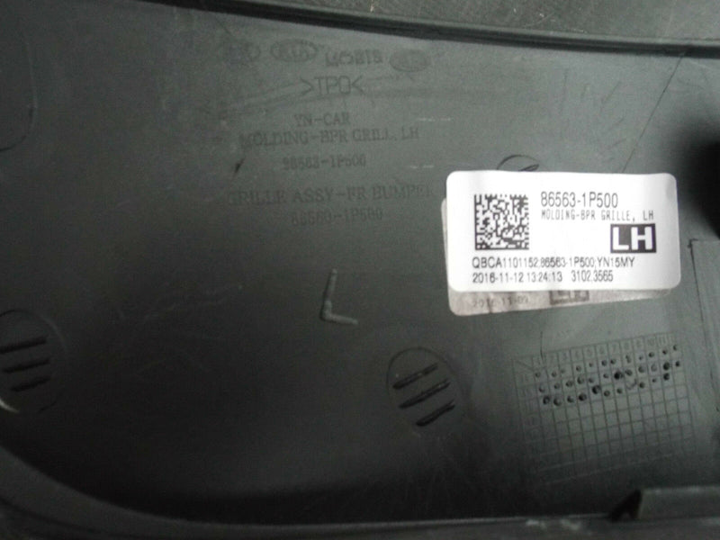 Kia Venga 2015-2017 Front Bumper Bottom Skirt Trim Genuine Black Lower Part