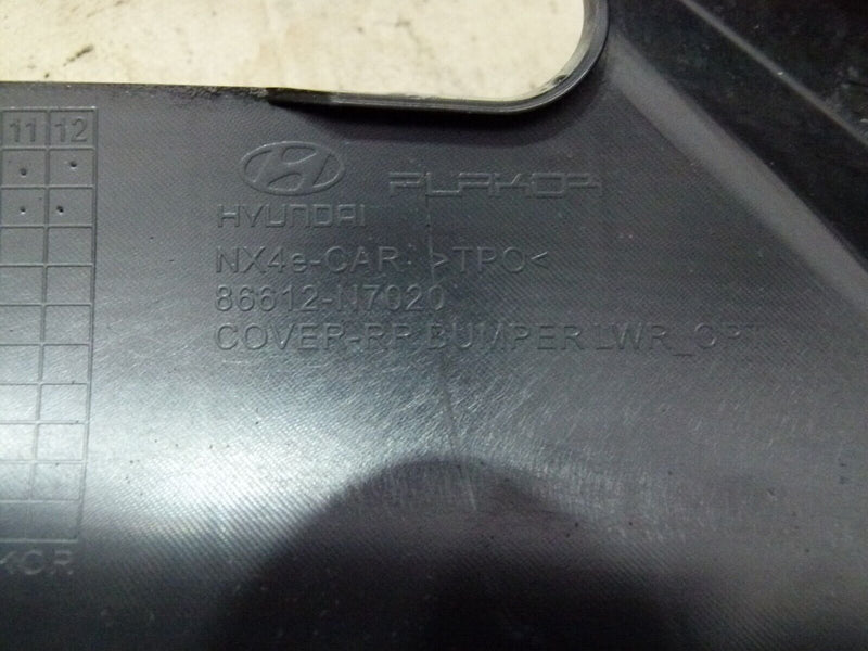 HYUNDAI TUCSON 2020-ON REAR BUMPER LOWER TRIM PDC GENUINE 86612N7020