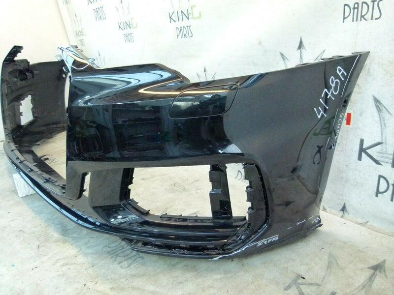 AUDI A6 C8 4K S-LINE 2018-22 BLACK FRONT BUMPER GENUINE4K0807437