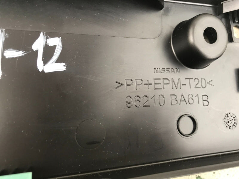 NISSAN JUKE F15 2010-14 PREFACELIFT FRONT NUMBER PLATE HOLDER 96210BA61B