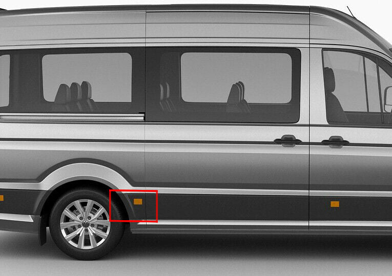 VW CRAFTER 7C 2018 REAR TRIM MOULDING RIGHT SIDE PROTECTIVE PANEL 7C0853536 .