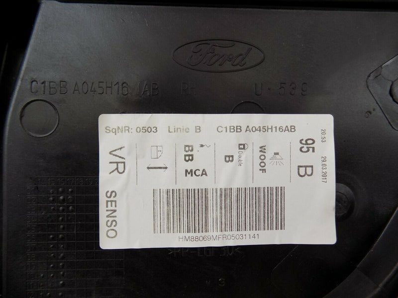 FORD FIESTA MK7 ST-LINE DOOR PLASTIC INNER FRONT RIGHT AND SPEAKER C1BBA045H16AB