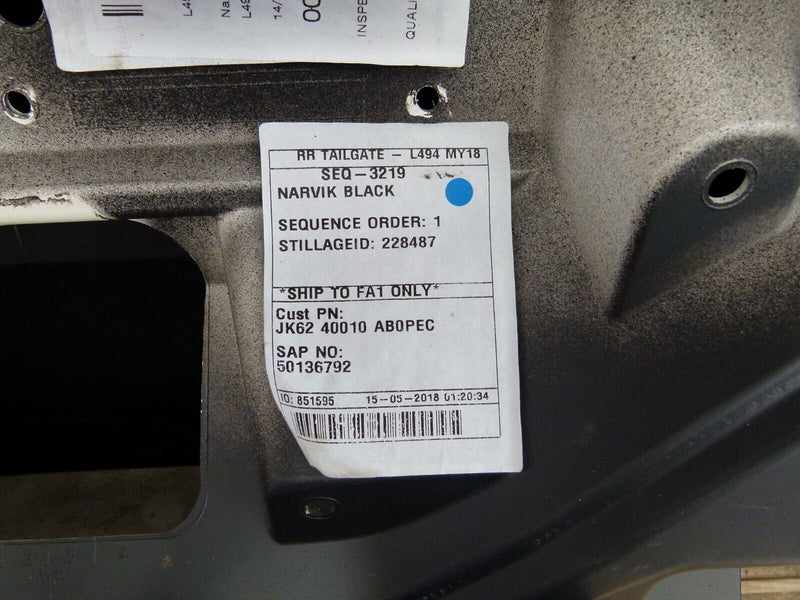 RANGE ROVER SPORT L494 2014-2021 GENUINE TAILGATE BOOT LID PANEL