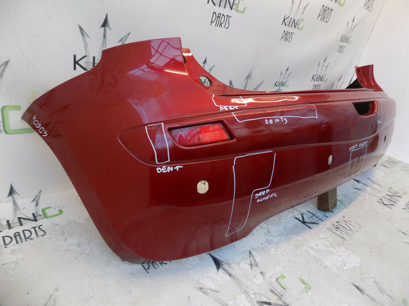 NISSAN NOTE 2006 - 2013 RED REAR BUMPER GENUINE 85022-9U040