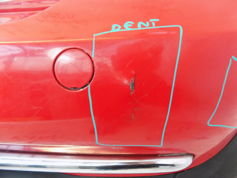 MINI HATCH R52 CONVERTIBLE 2005-2008 RED REAR BUMPER GENUINE CABRIO PDC