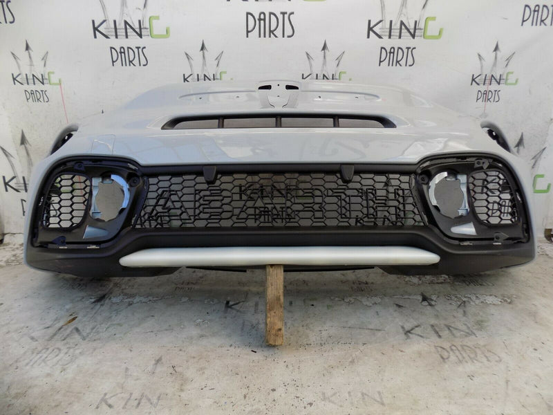 FIAT 500 ABARTH 595 2016-UP FCL FRONT BUMPER GREY+GRILL OEM 735633044