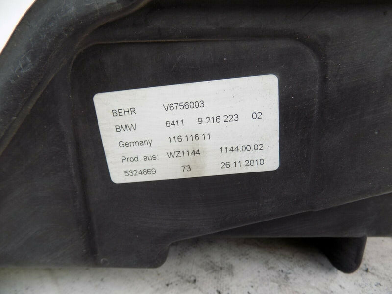 BMW 5 SERIES F11 F10 HOUSING COVER WITH COARSE FILTER GENUINE 9216223 OEM