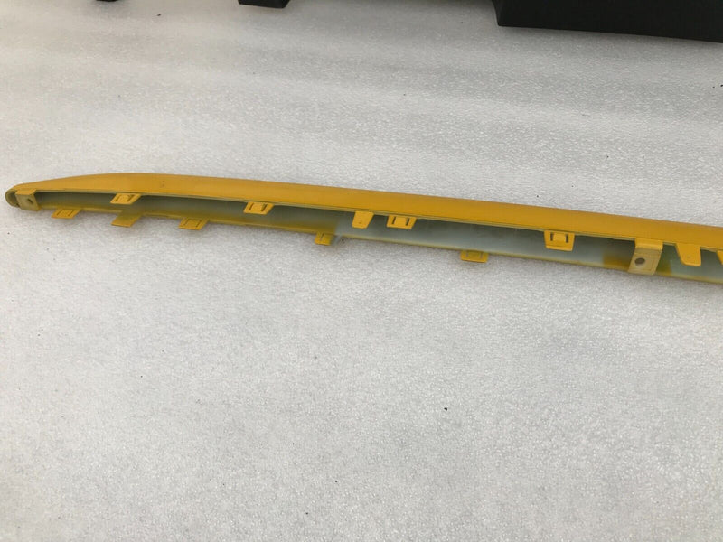 FIAT 500 ABARTH 595 LCI 2016-ON REAR BUMPER DIFFUSER & YELLOW TRIM MOULDING