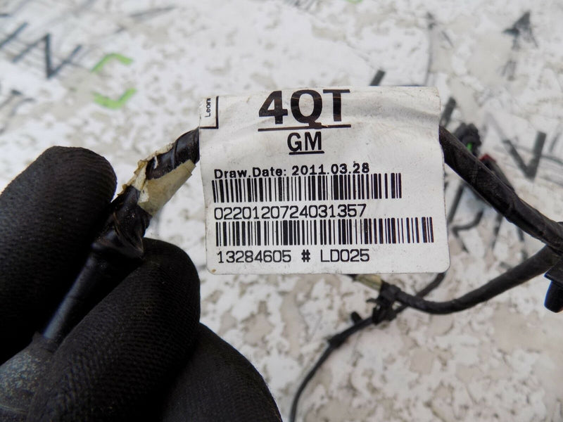 VAUXHALL ASTRA J MK6 2009-2015 LEFT REAR DOOR WIRING LOOM -MANUAL 13284605 *6