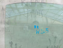 MERCEDES C W205 2014-2021 SALOON REAR RIGHT DOOR WINDOW GLASS  #