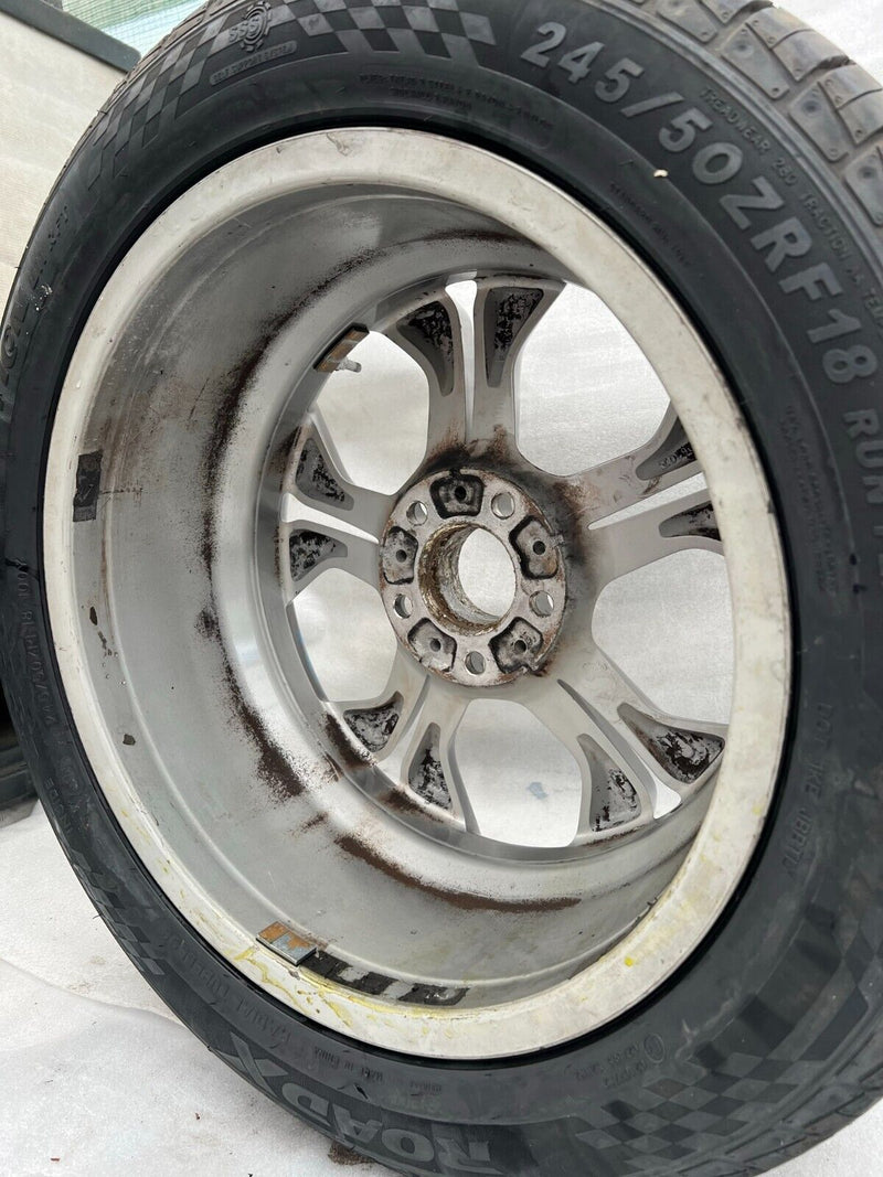 BMW X3 X4 GENUINE 18" ALLOY WHEEL 8J ET43 RIM & TYRE 245/50/18 6862889