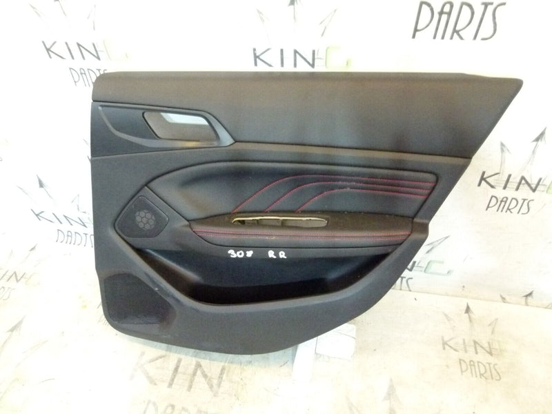 PEUGEOT 308 SW ESTATE 2017-21 REAR RIGHT DOOR CARD PANEL COVER 98300844XJ