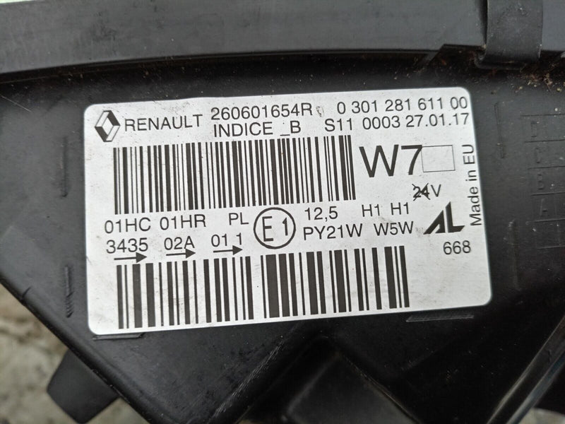 RENAULT CAPTUR MK1 2013-2016 GENUINE FRONT HEADLIGHT HALOGEN LEFT SIDE